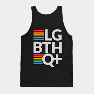 Shining with Pride: Embracing the LGBTQ+ Community Tank Top